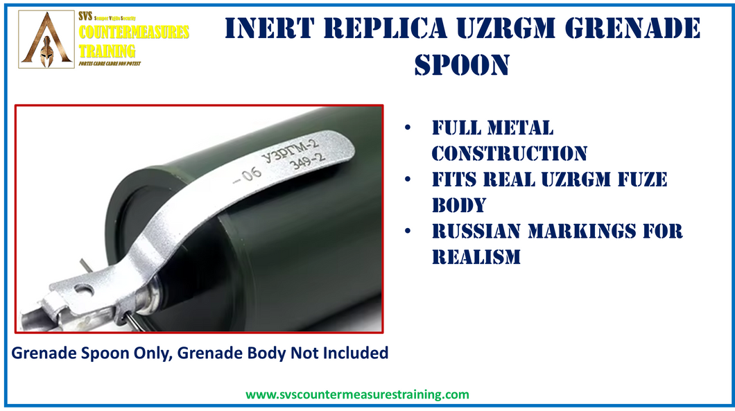 Inert Replica UZRGM Grenade Spoon Metal