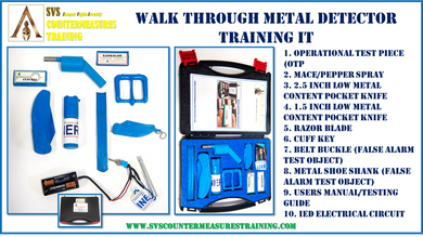 Wtmd Machine Walk Through Metal Detector Training Kit