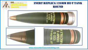 Inert Replica 120mm HE-T Projectile Tank Round