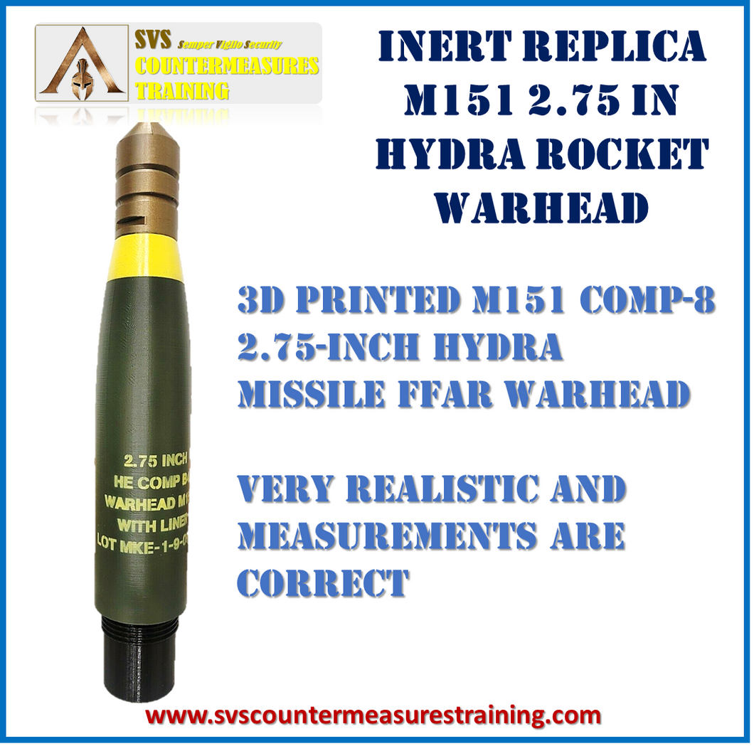 Inert Replica 2.75 in HYDRA Rocket