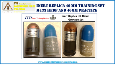 Inert Replica U.S. 40mm grenade set M433 and Practice
