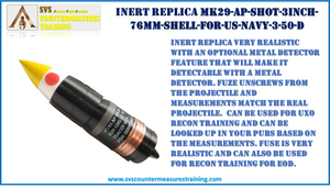 Inert Replica 76 mm MK29 Projectile