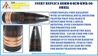 Inert Replica 88mm KWK 36 Projectile