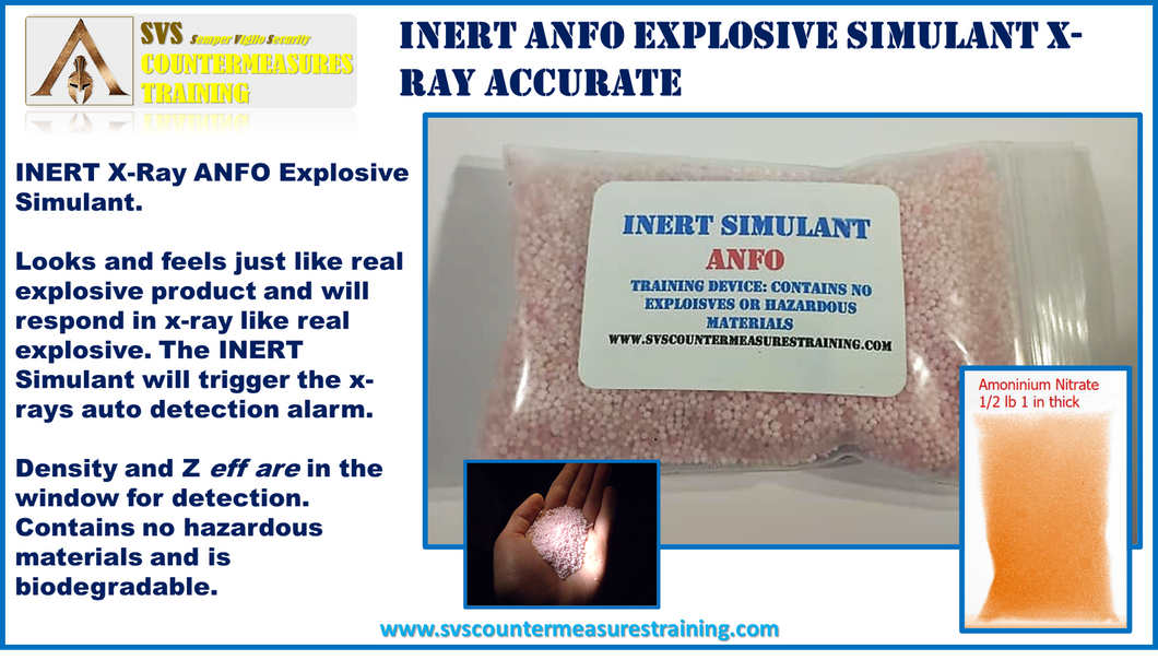 INERT ANFO X-Ray Accurate Explosive Simulant