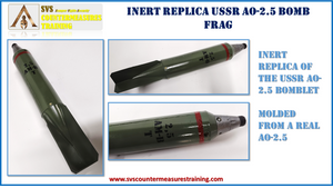 Inert Replica USSR AO-2.5 submunition/Bomblet