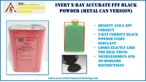 INERT FFF Black Powder Explosive X-Ray Accurate Explosive Simulant