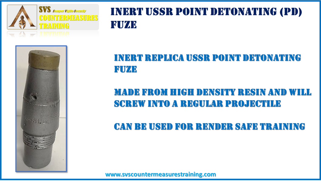 Pd Fuze Inert Replica USSR M-12 Point Detonating (PD) artillery Fuze