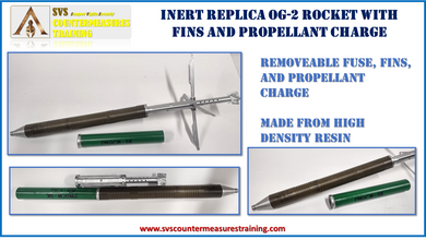 Inert Replica Ordnance OG-2 Rocket deluxe