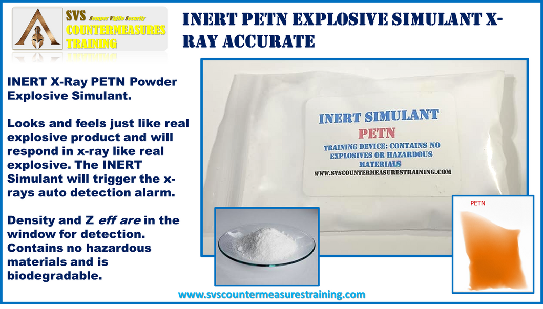 INERT PETN Powder X-Ray Accurate Explosive Simulant