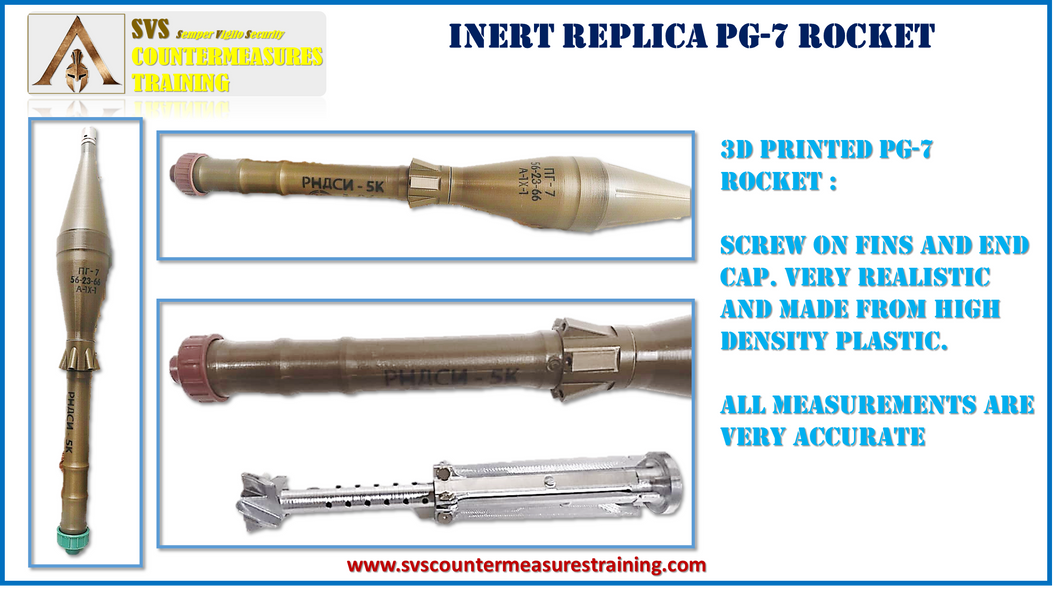 Inert Replica PG-7 Rocket