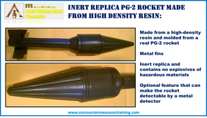 Inert Replica PG-2 Rocket