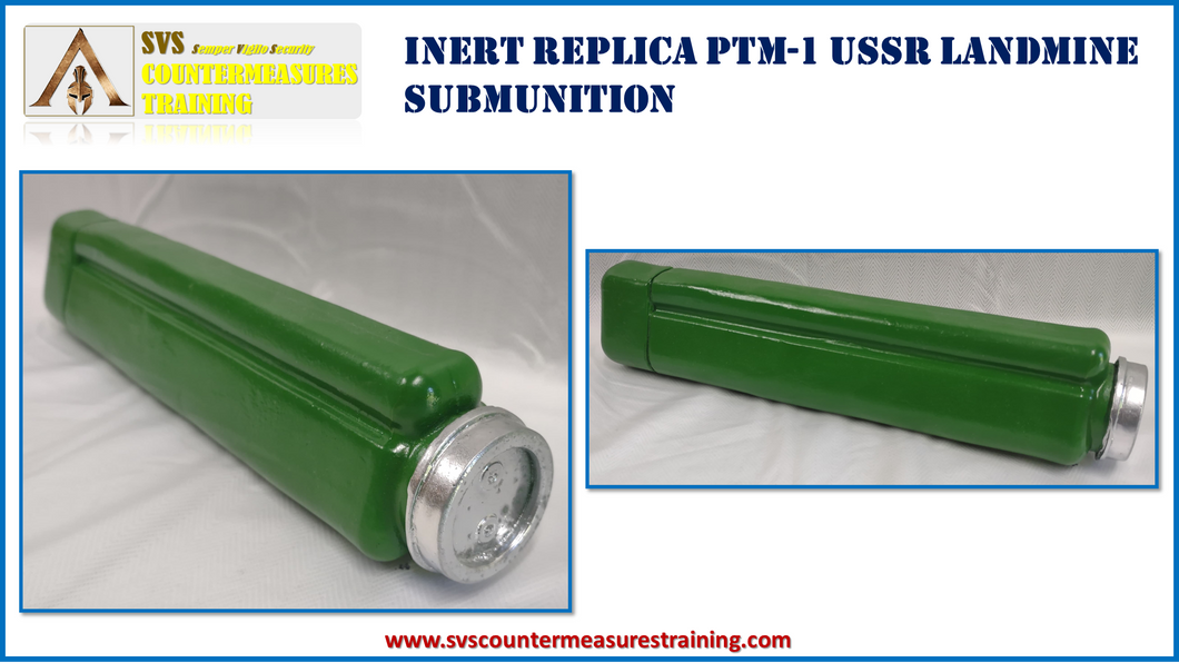 Inert Replica PTM-1 USSR landmine/submunition