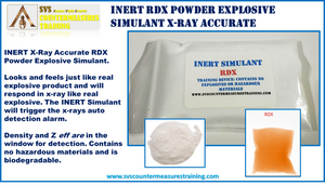 INERT RDX Powder Explosive X-Ray Accurate Explosive Simulant