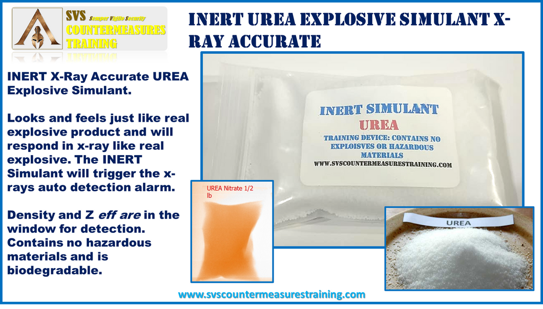 INERT UREA HME X-Ray Accurate Explosive Simulant