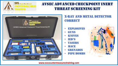 AVSEC Advanced Checkpoint INERT Threat Detection Training Kit