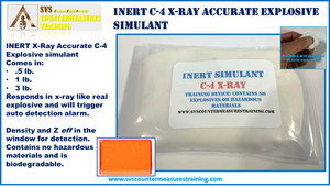 INERT C-4 Plastic Explosive X-Ray Accurate Explosive Simulant