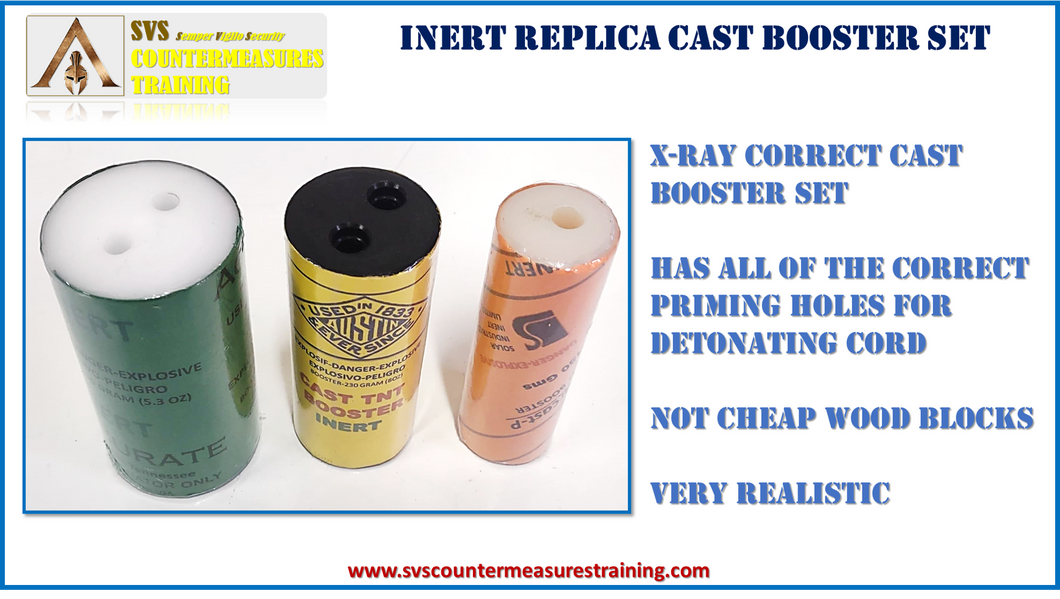 Inert Replica CAST Booster Explosive Simulant Set