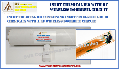 Inert Chemical IED RF Wireless Doorbell