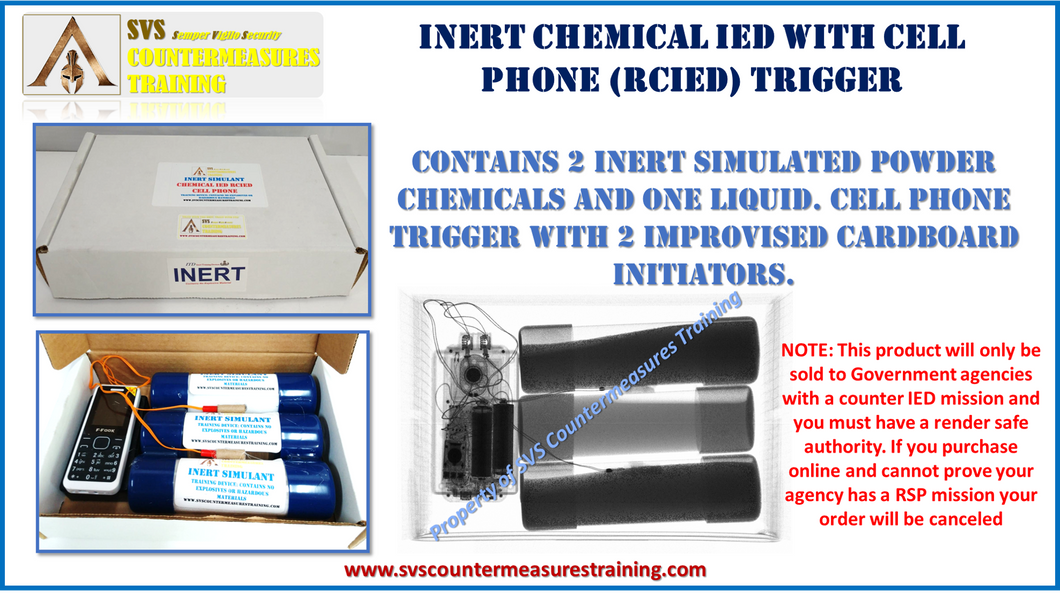 Inert Chemical IED (Cell phone Trigger/RCIED)