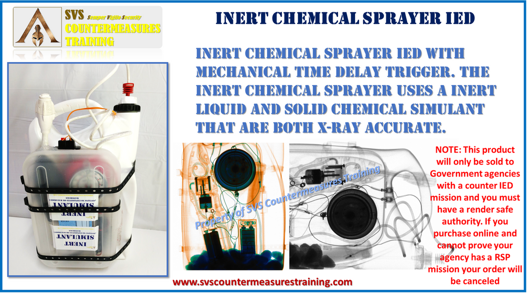 Inert Chemical Sprayer IED