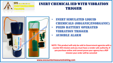 Inert Chemical IED Vibration PIEZO sensor