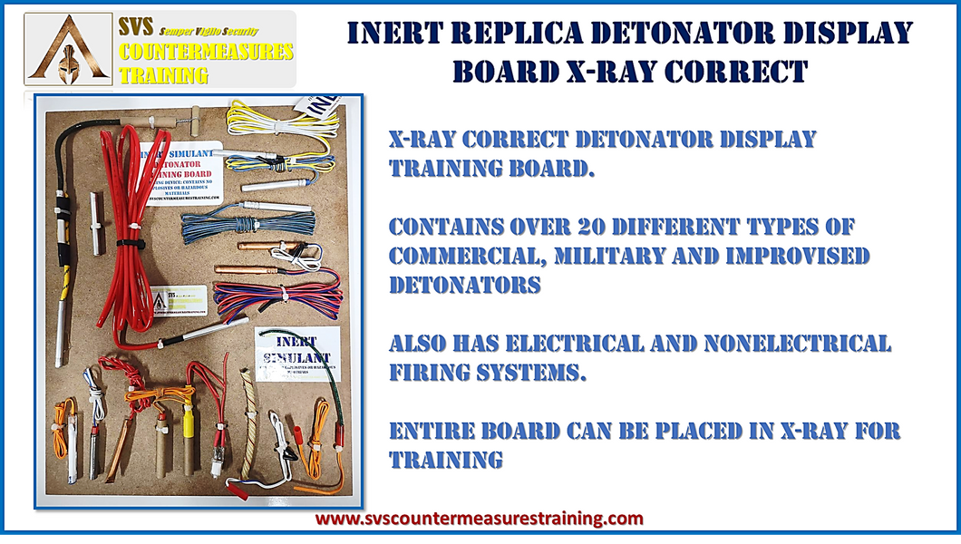 Inert Detonator Display Board