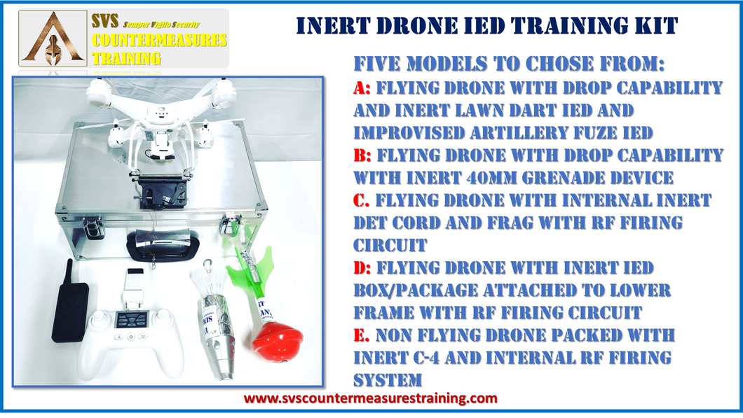 INERT Drone with Inert Bomblets Training kit