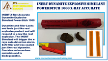 Inert Dynamite Explosive Simulant Powerdicth 1000 x-ray