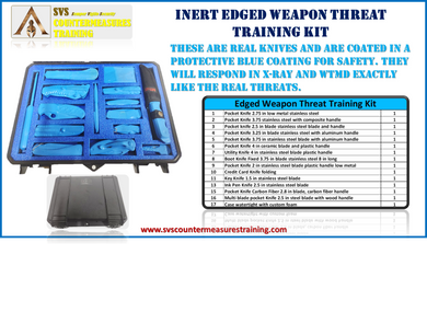 INERT Edged Weapon Threat Training Kit