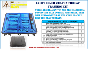 INERT Edged Weapon Threat Training Kit