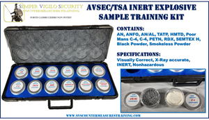 AVSEC/TSA INERT Explosives Sample Kit