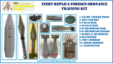 Inert Replica Foreign Ordnance Training Kit