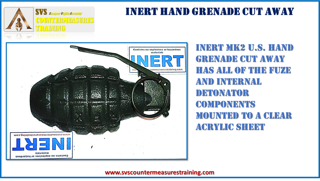 Inert Hand Grenade Cut-Away