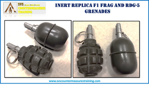 Inert Replica F1 and RDG-5 Grenade Set