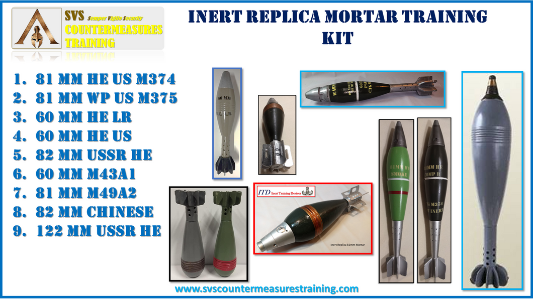 Inert Replica Mortar Training Kit