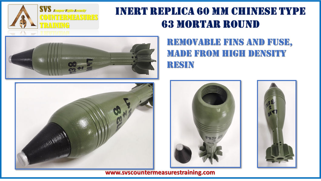 Inert Replica 60mm Chinese Type 63 Mortar