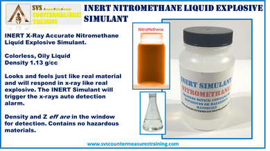 Inert Nitromethane Liquid  X-Ray Accurate Explosive Simulant