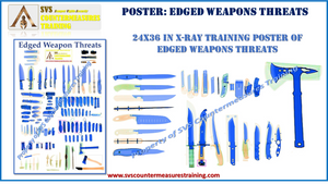 Edged Weapon Threat Training Poster