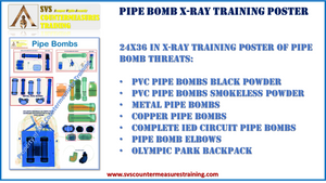 Pipe Bomb Threat X-Ray Training Poster