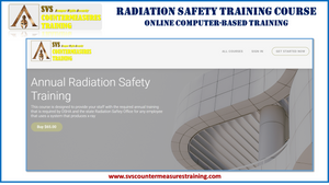 Radiation Safety Training Course (X-Ray and ETD Operators annual training)