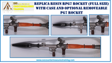 Replica RPG7 rocket launcher (RESIN) with PG7 rocket and optical sights