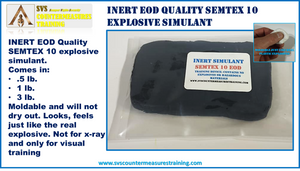 INERT Semtex 10 Explosive Simulant EOD