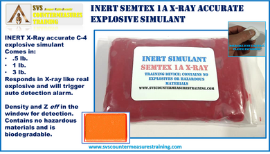 INERT Semtex 1A X-Ray Accurate Explosive Simulant
