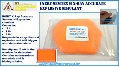 INERT Semtex H X-Ray Accurate Explosive Simulant