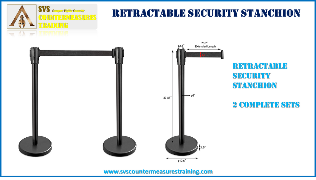 Security Checkpoint Stanchions