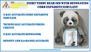 INERT medium size Teddy Bear IED