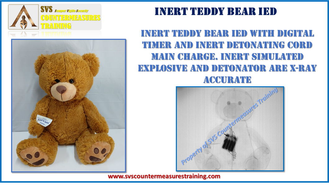 INERT Large size Teddy Bear IED