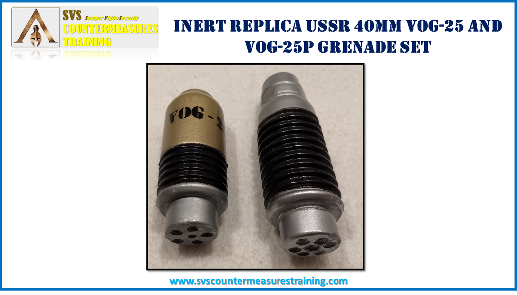 Inert Replica 40mm VOG-25 and VOG-25P Grenade set