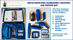 Walk Through Metal Detector Training Kit