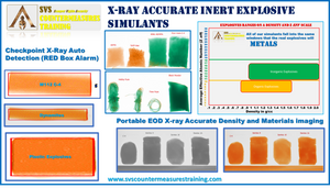 INERT Black Powder Explosive X-Ray Accurate Explosive Simulant